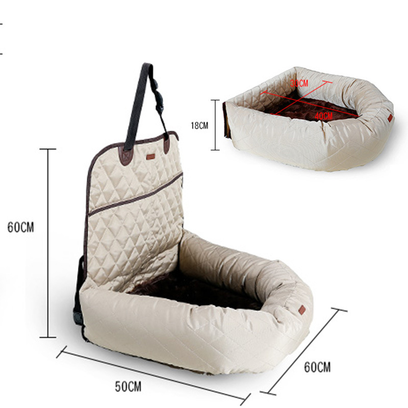 Plush Washable Car Mat for Pets