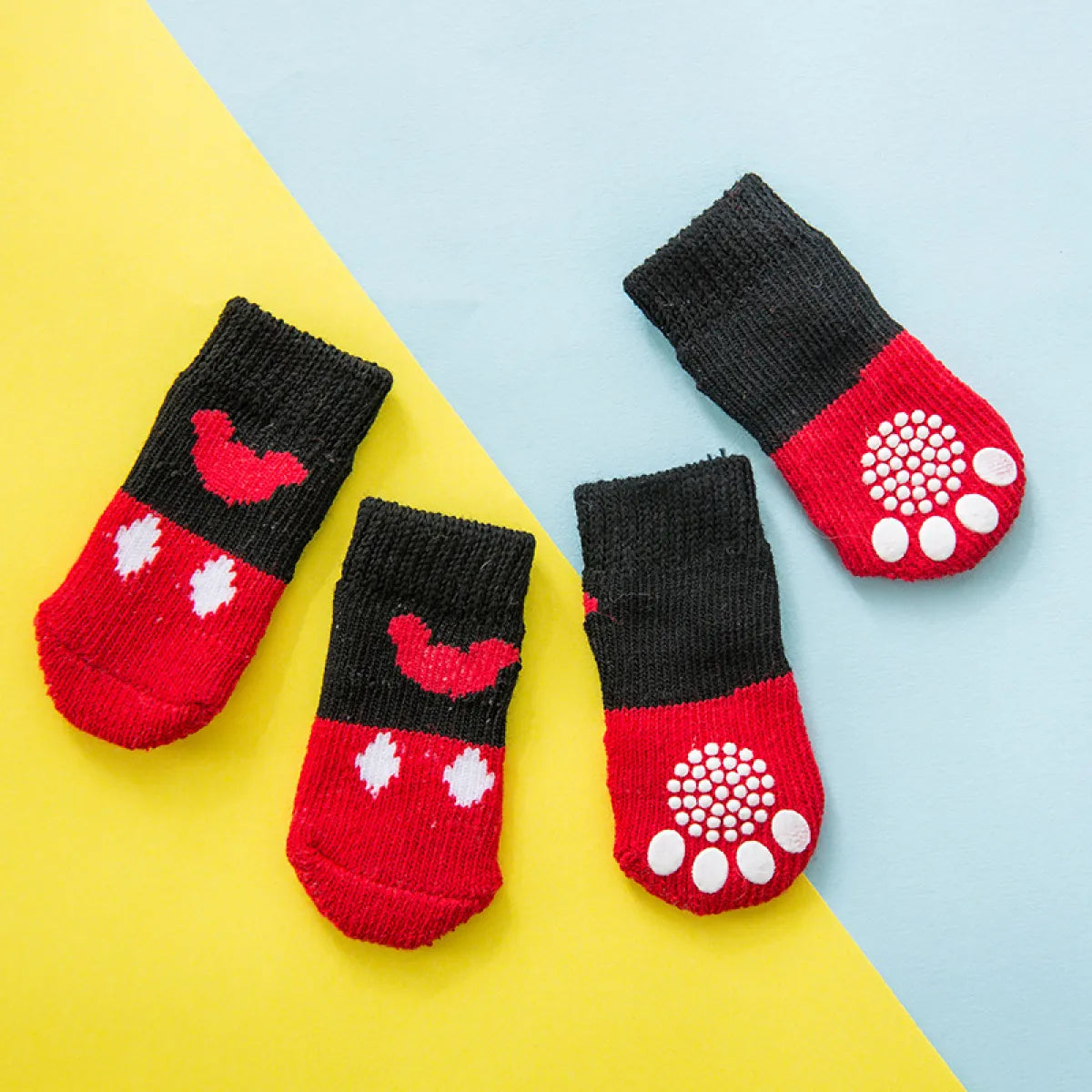 Non-Slip Wool Pet Socks