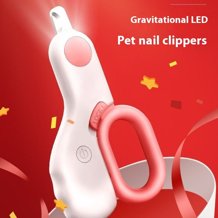 Professional Pet Nail Clippers with LED Illumination