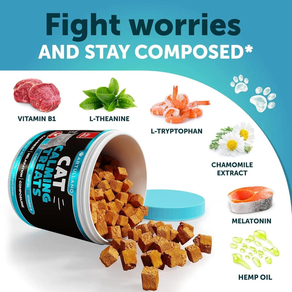 Hemp Calming Treats for Cats