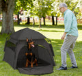 Luxury Pet Tent with Carry Bag, Dark Gray