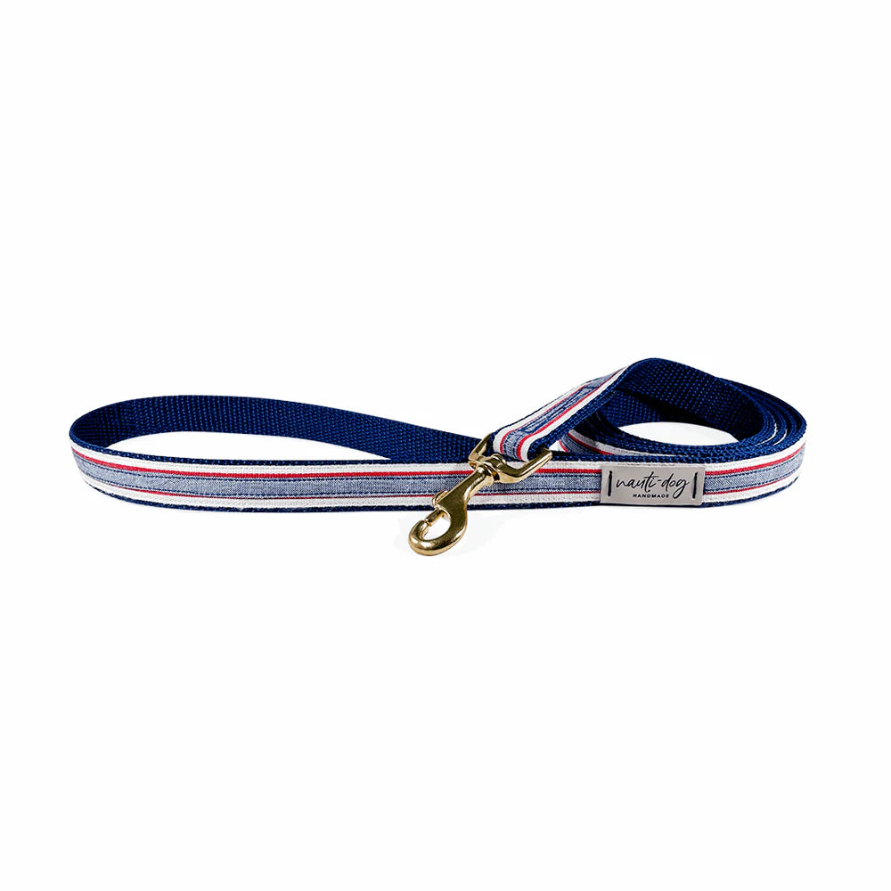 Chambray Classic Oxford Ribbon Pet Leash
