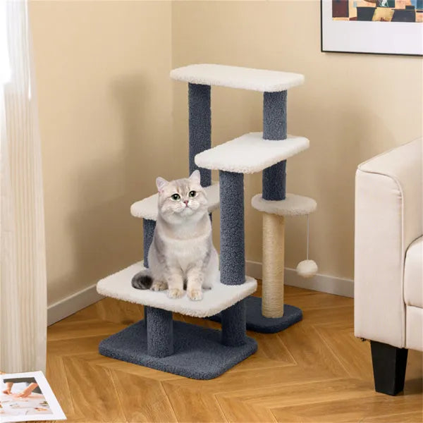 4-Level Cat Tree & Staircase with Sisal Post