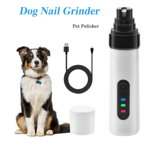 Refined Pet Nail Grinder and Trimmer in White