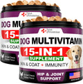 2 Pack Canine Multivitamin Chews with Glucosamine, 240 Count
