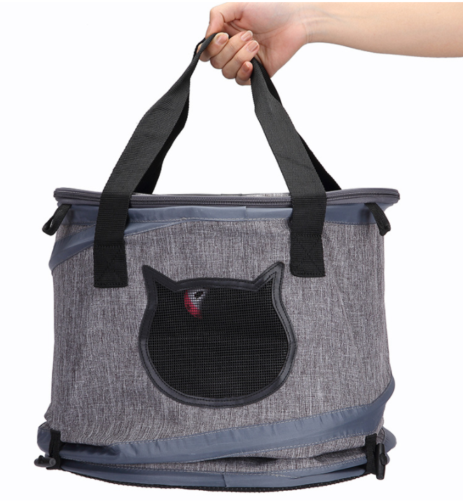 Collapsible Pet Carrier with Integrated Tunnel