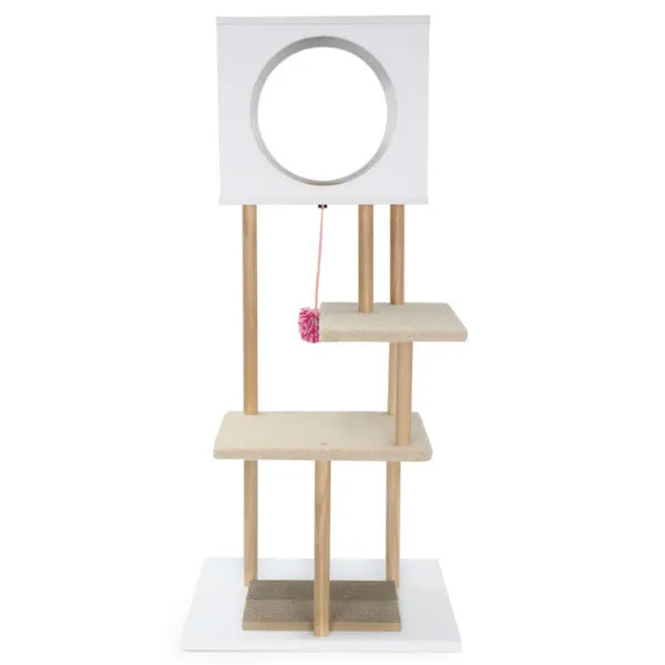 Multi-Level Cat Tree with Dual Scratch Pads & Condo