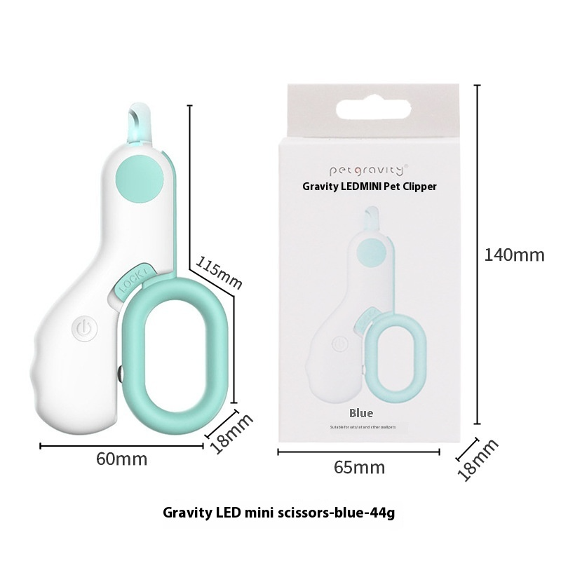Professional Pet Nail Clippers with LED Illumination