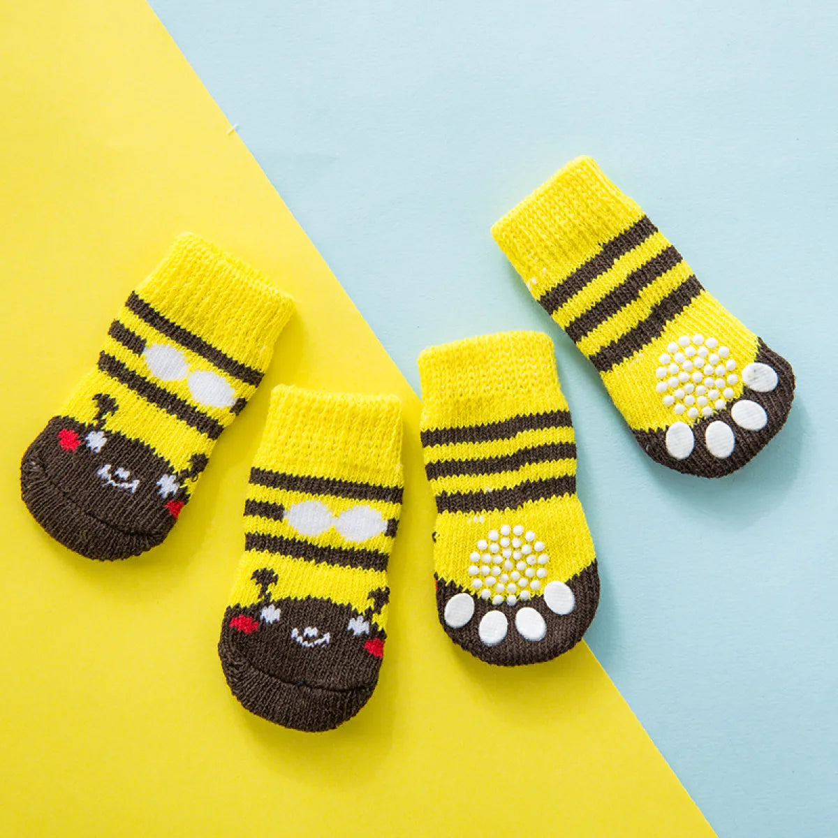 Non-Slip Wool Pet Socks
