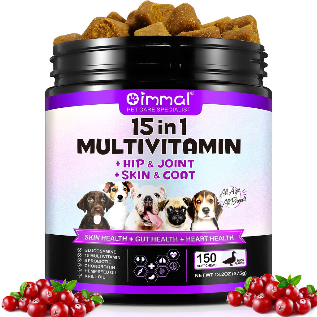 15-in-1 Multivitamin Chews for Dogs, 150 Count
