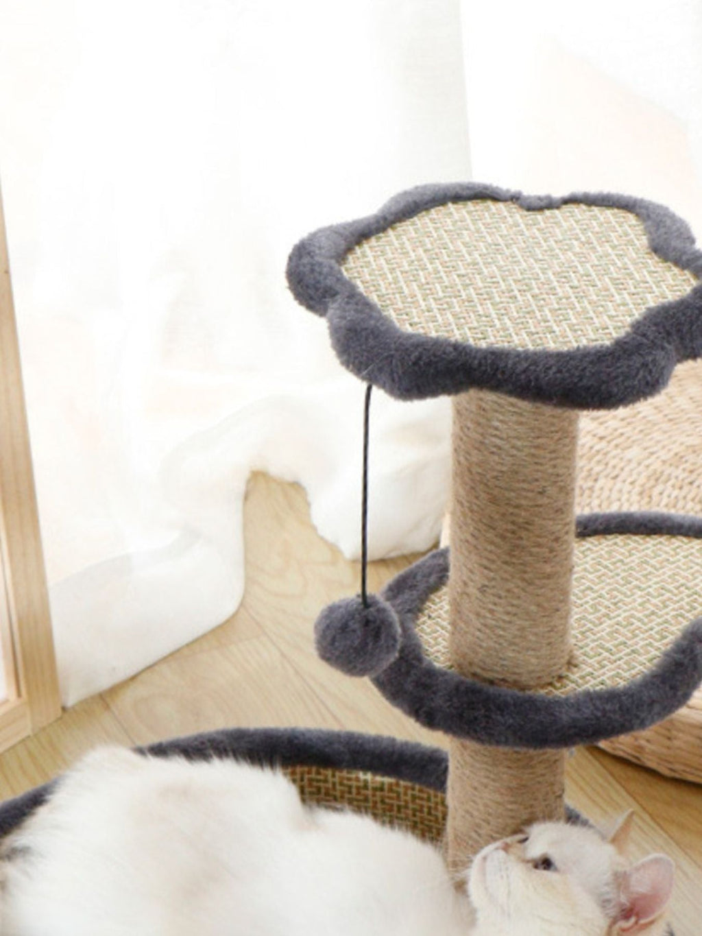 Elevated Cat Tree with Integrated Bed
