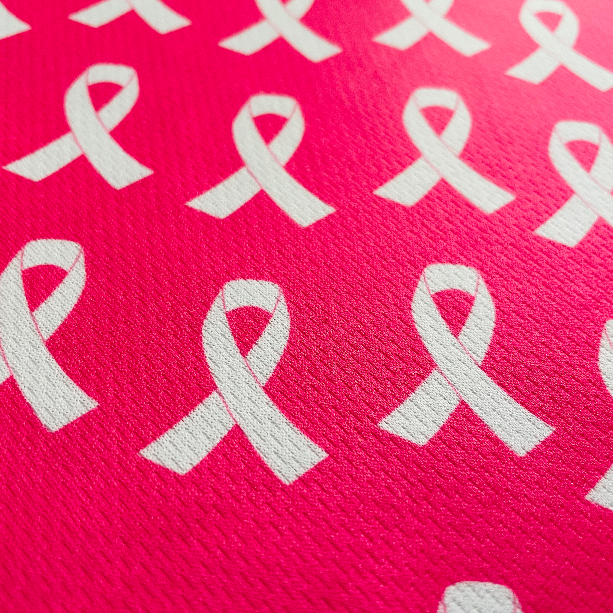 Pink Awareness Tie-On Dog Bandana