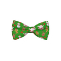Festive Green Holiday Dog Bow Tie