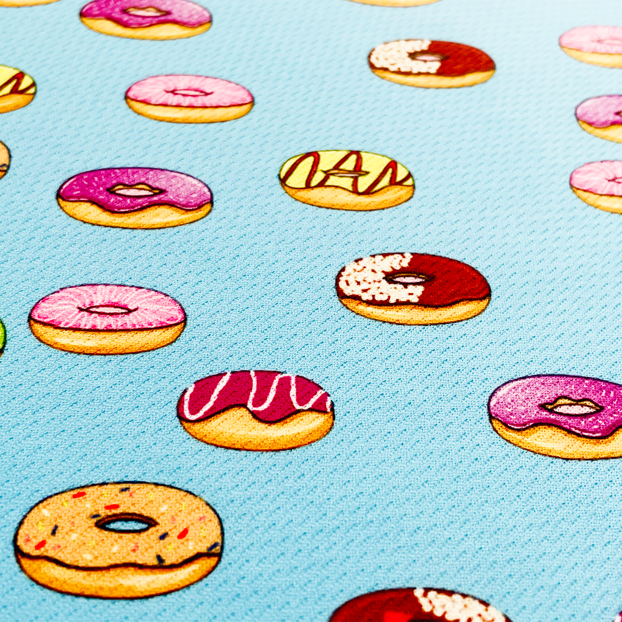 Donut Print Dog Bandana