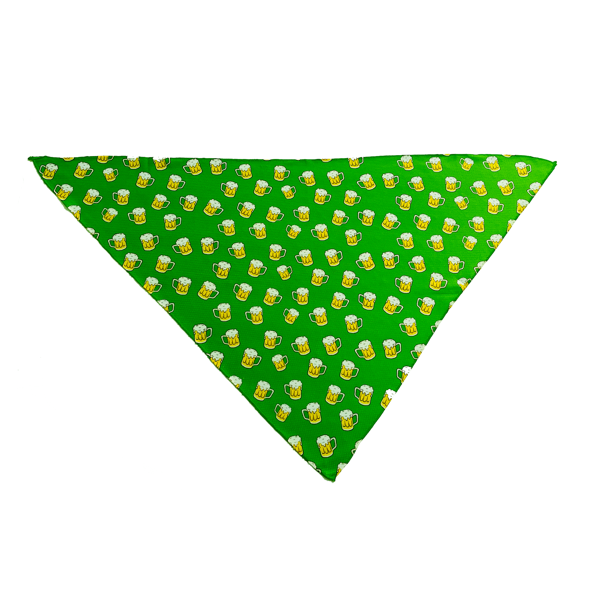 St. Patrick's Day Green Beer Tie-On Dog Bandana