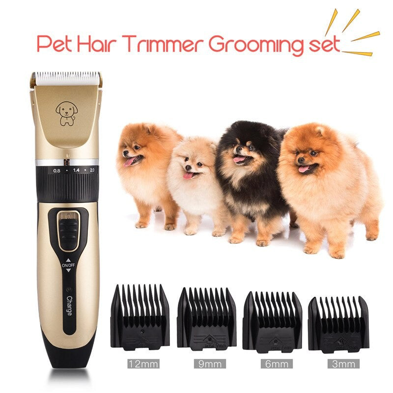 Professional Pet Grooming Clipper Set
