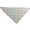 Aqua Birthday Celebration Tie-On Dog Bandana