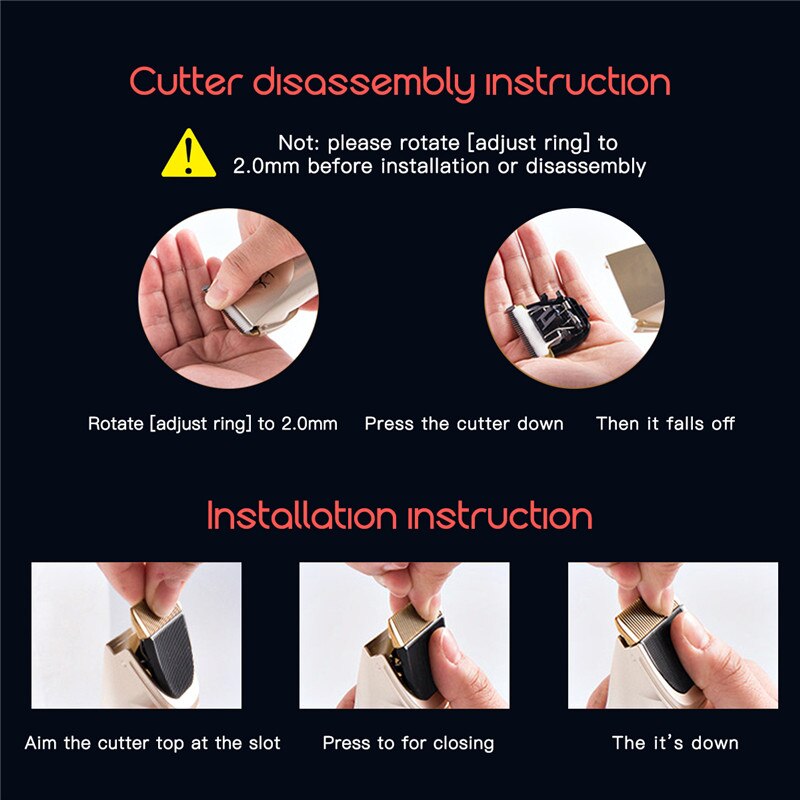 Professional Pet Grooming Clipper Set