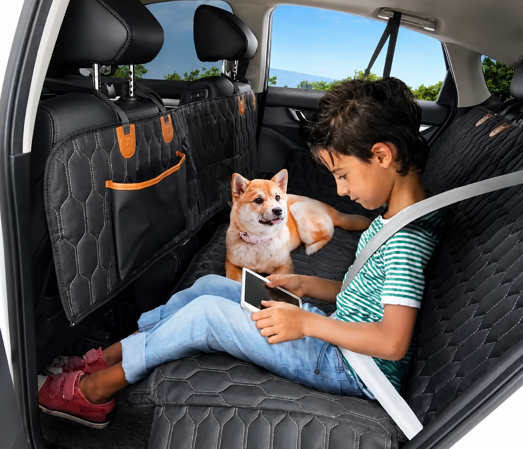 Luxury Pet Travel Seat Cover for Vehicles