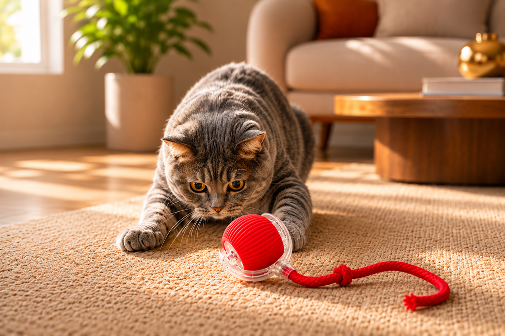 Interactive Motion-Activated Cat&Dog Toy Ball