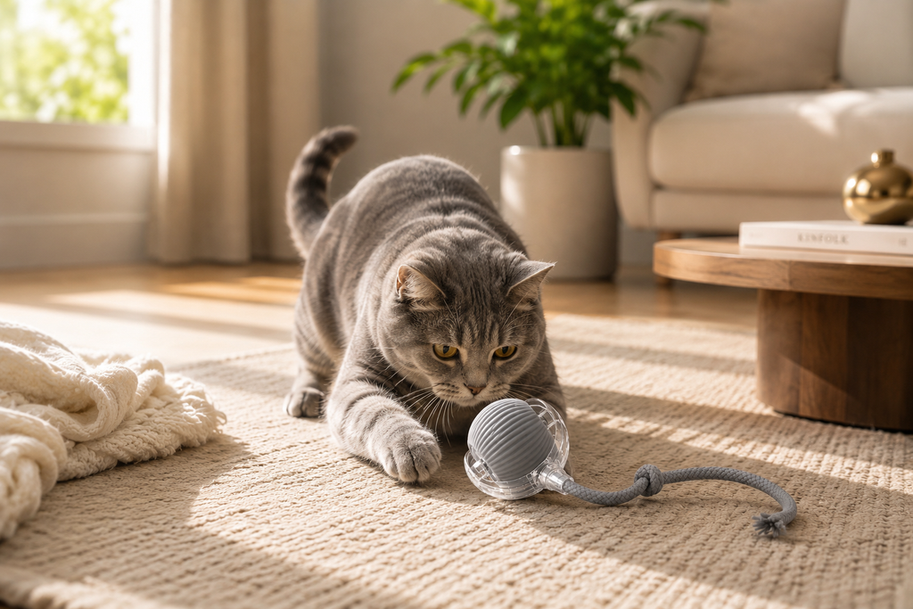 Interactive Motion-Activated Cat&Dog Toy Ball