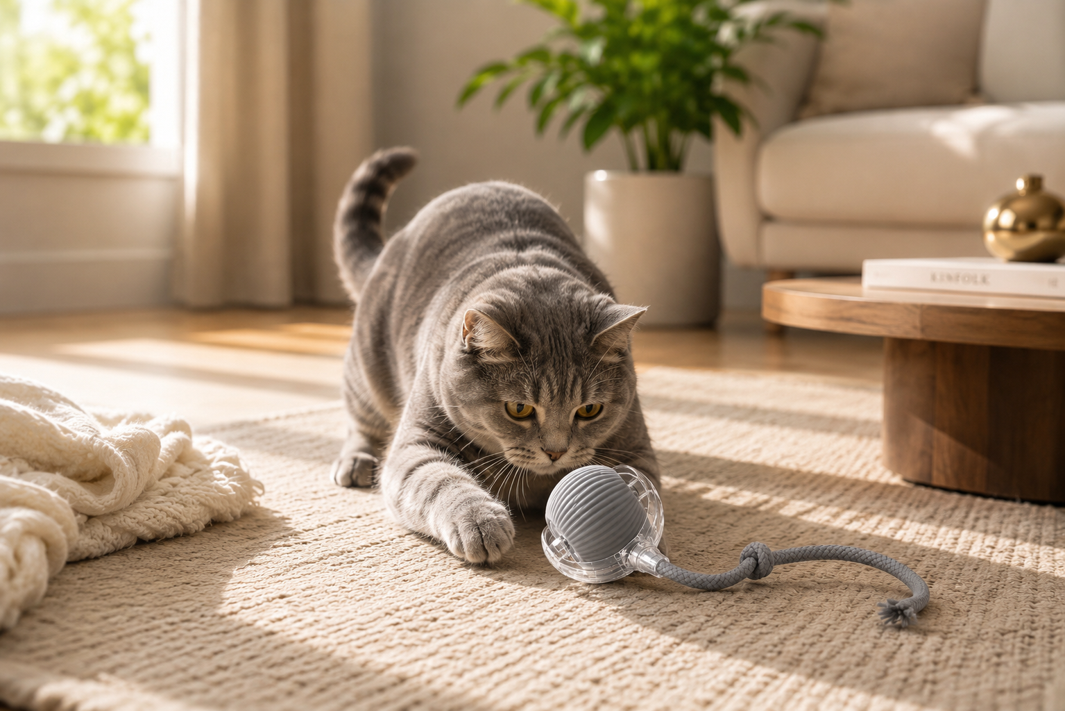 Interactive Motion-Activated Cat&Dog Toy Ball
