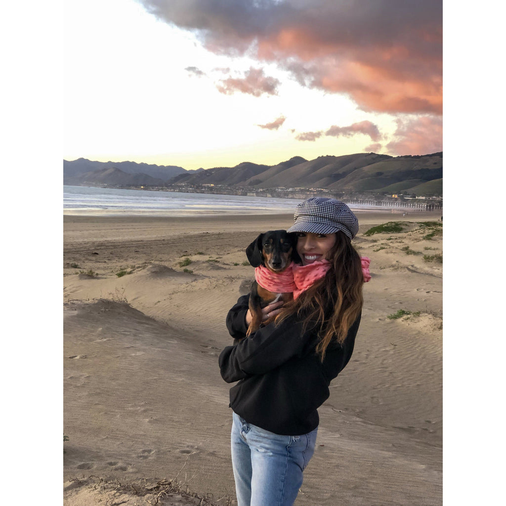Elegant Faux Fur Scarf for Pet and Owner