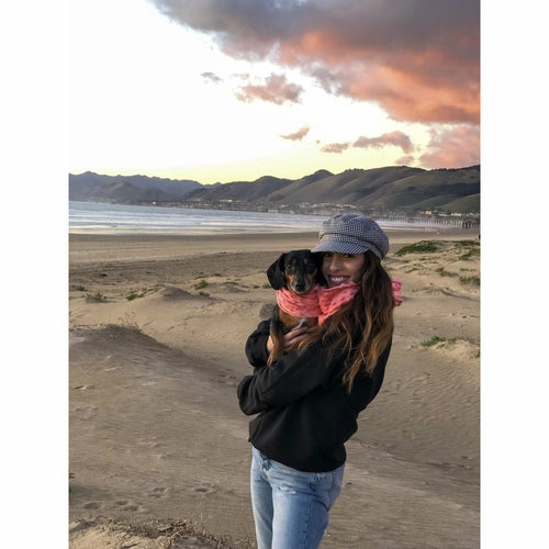 Elegant Faux Fur Scarf for Pet and Owner
