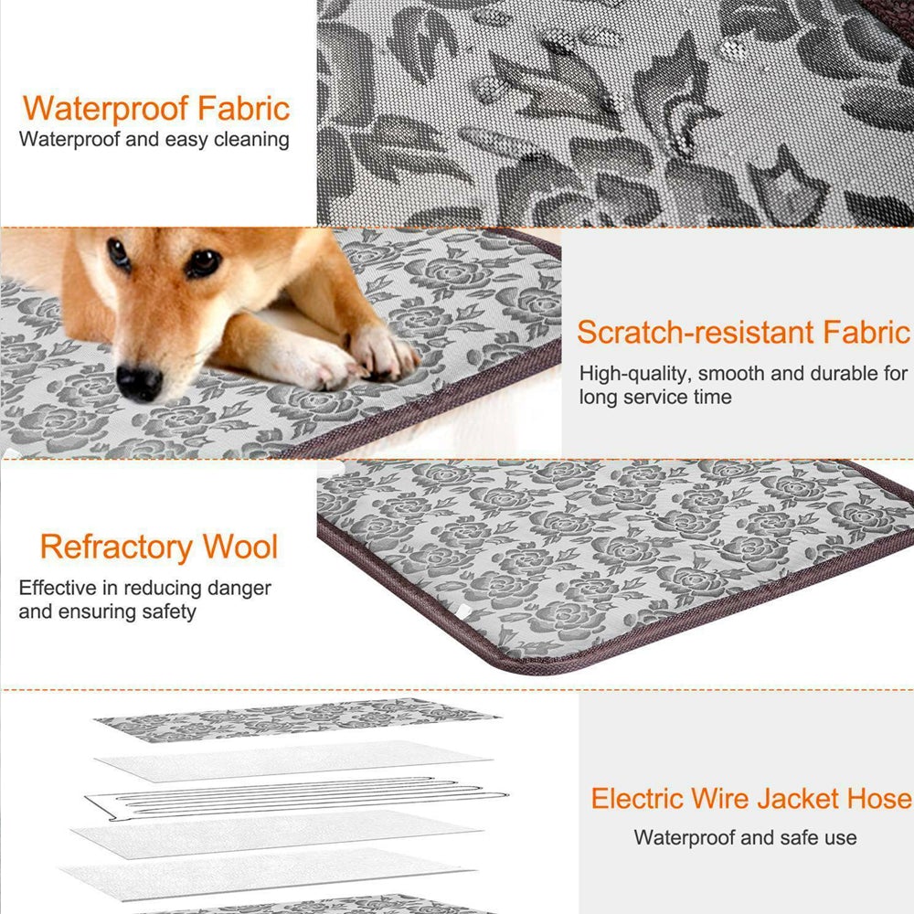 Thermal Warming Pet Bed for Dogs and Cats