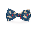 Teddy Bear Dog Bow Tie, Blue