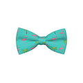 Miami Vice Flamingo Dog Bow Tie
