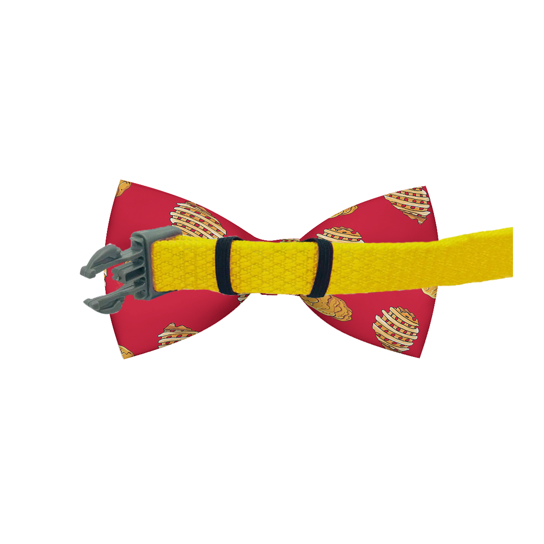 Chic Nuggets & Waffle Fries Dog Bow Tie