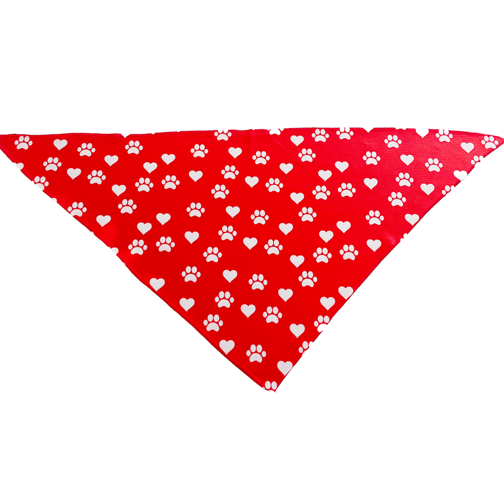 Red Hearts Pet Bandana