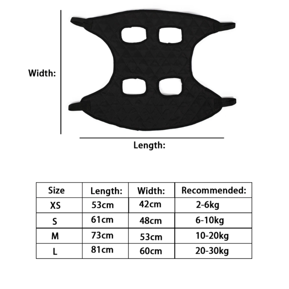 Feline Grooming Hammock Pouch, Restraint Bag
