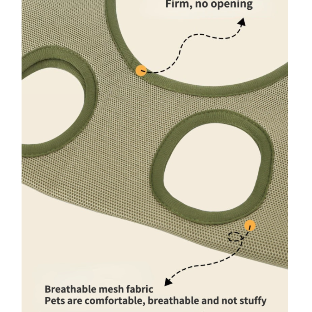 Feline Grooming Hammock Pouch, Restraint Bag