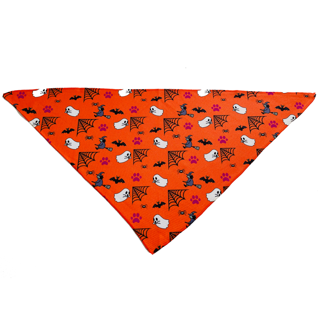 Burnt Orange Tie-On Dog Bandana