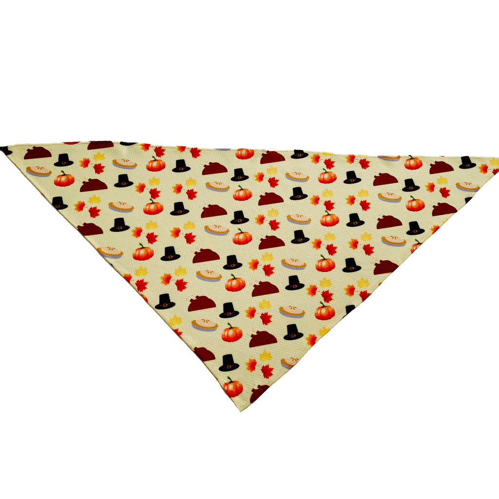 Autumn Harvest Pet Bandana - Tie-On