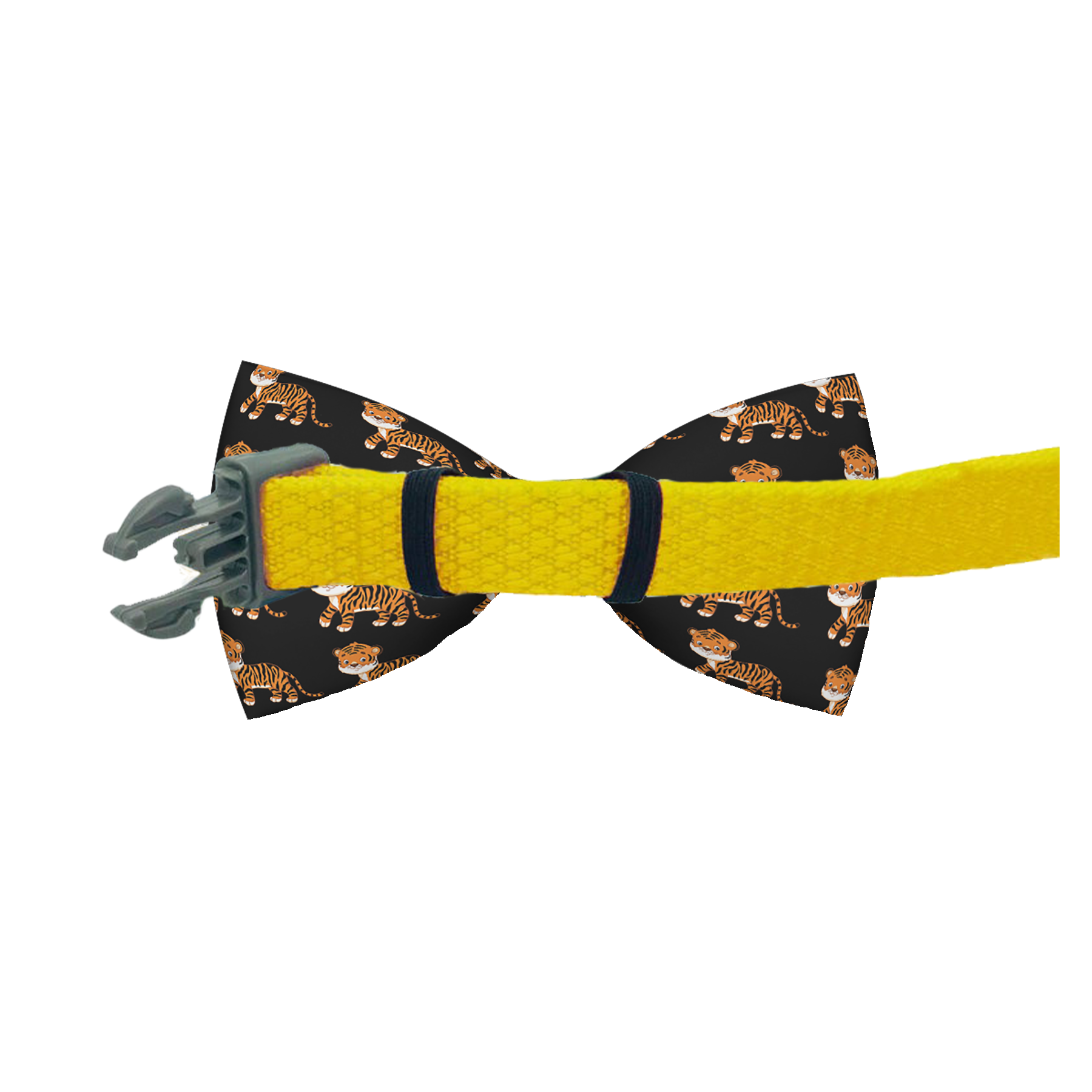 Elegant Tiger Dog Bow Tie