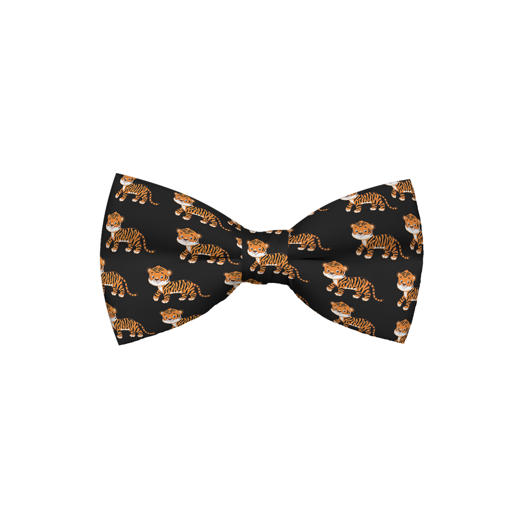 Elegant Tiger Dog Bow Tie