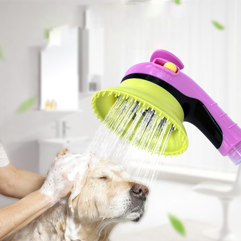 Deluxe Pet Bathing Kit: Shower Head & Massager