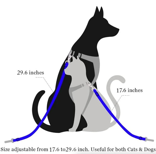 2-Pack Adjustable Pet Safety Seat Belts