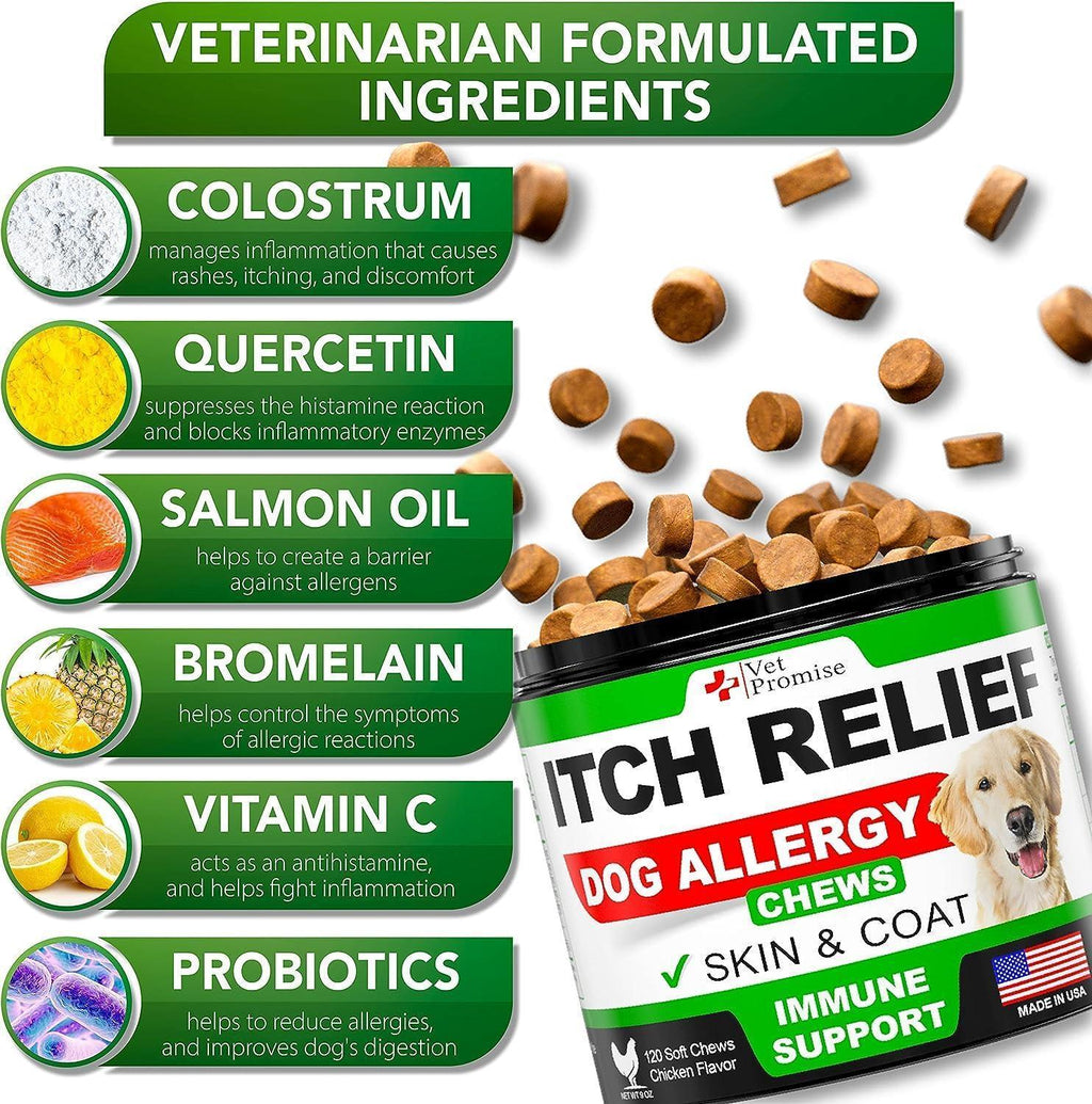 Dog Allergy & Itch Relief Chews, 2-Pack (240 Count)