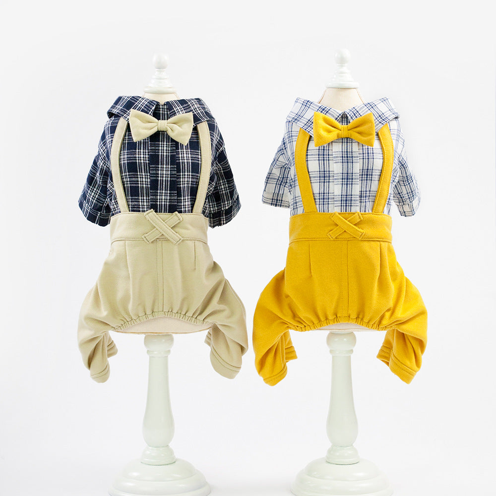 Spring & Summer Dog Apparel in Yellow & Khaki