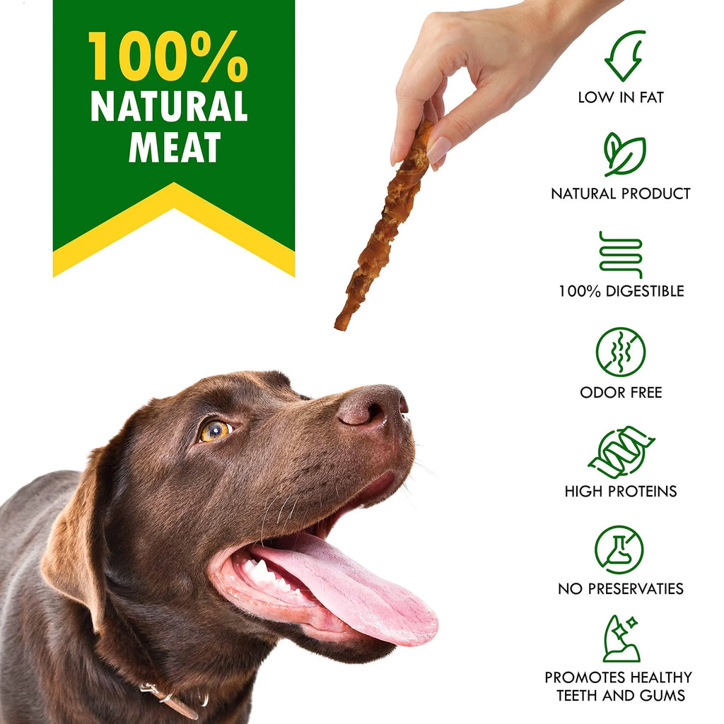 Chicken Wrapped Rawhide Sticks for Dogs