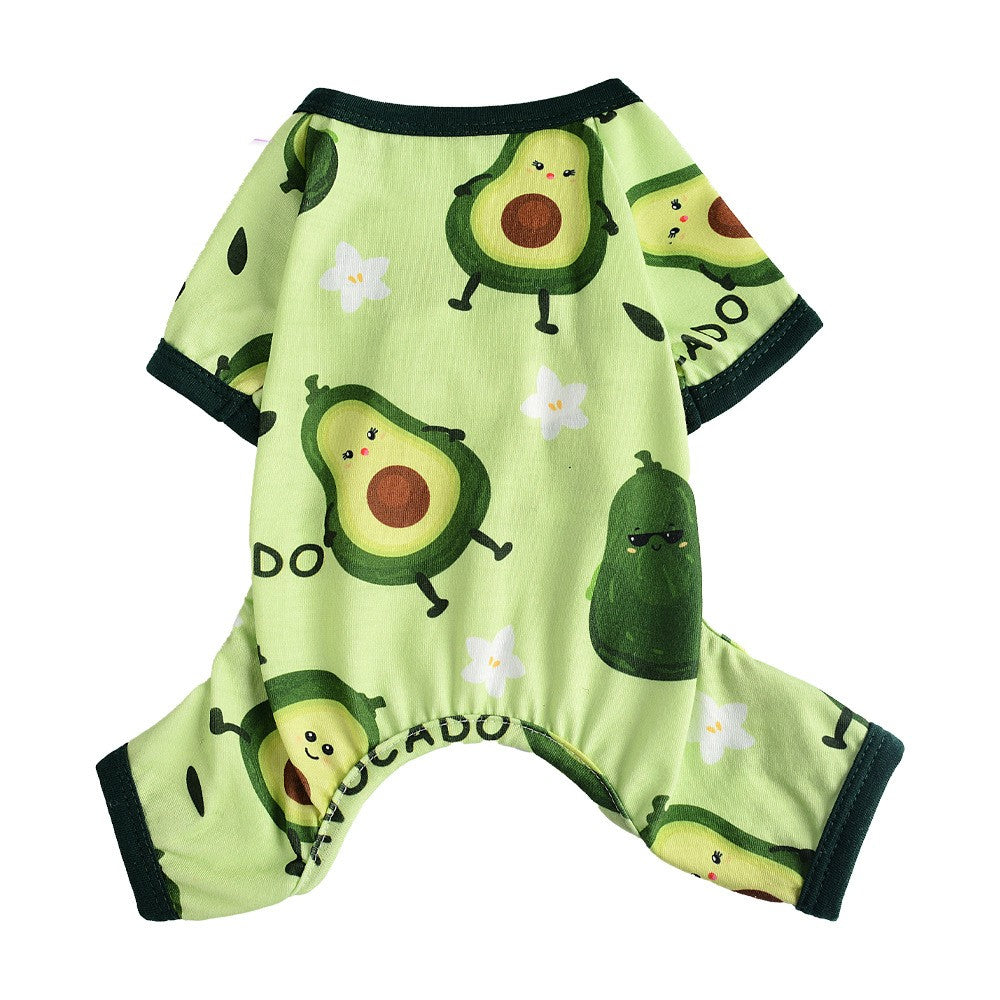 Four-Legged Pet Jumpsuit in Grass Green