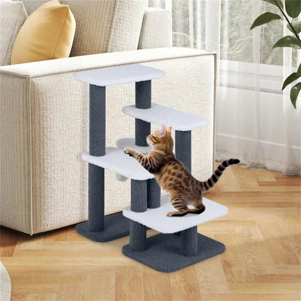 4-Level Cat Tree & Staircase with Sisal Post