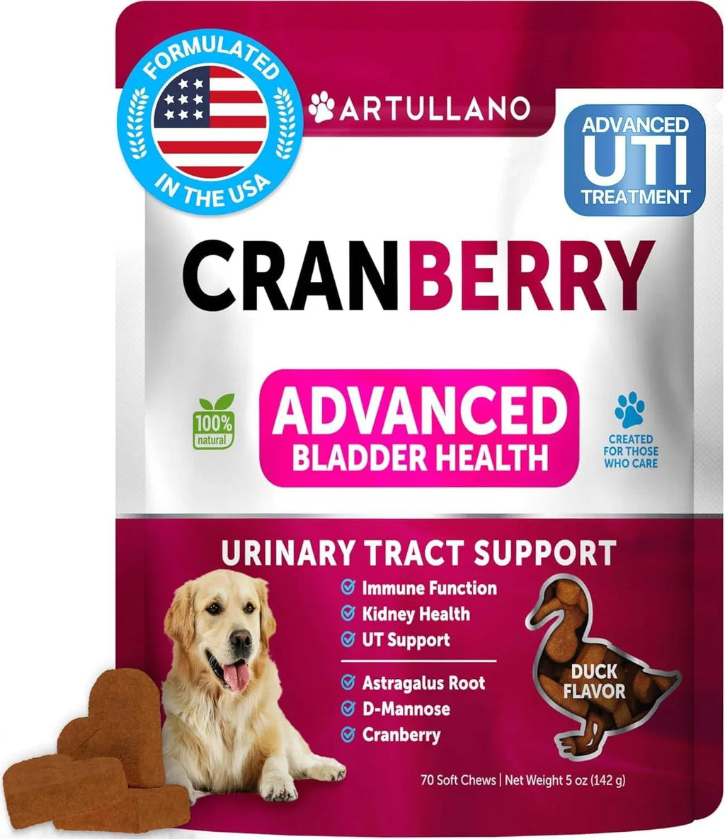 Cranberry Bladder & Kidney Support Soft Chews for Dogs, 70 C