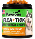 Natural Flea & Tick Prevention Chewables for Dogs, 120 Count