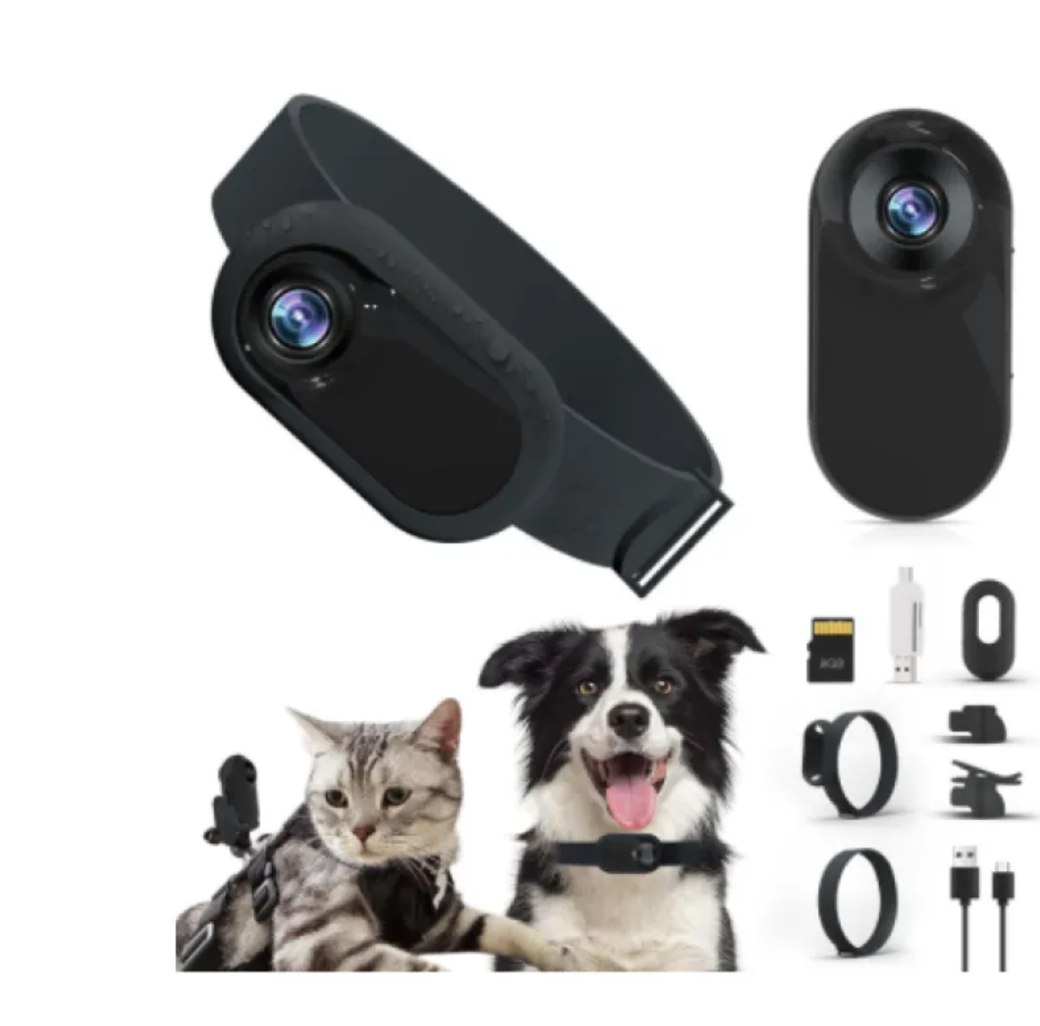 Wireless Pet Collar Camera