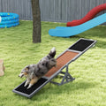 Wooden Agility Seesaw, Weather Resistant, 83 L x 16 W x 14 H